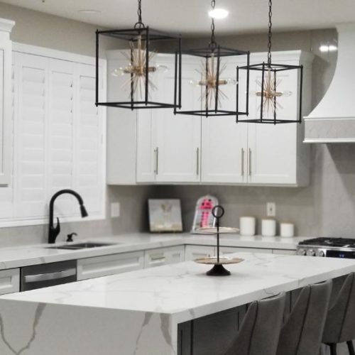 Shell City SCY | Modern Off-White Frameless Kitchen Cabinets