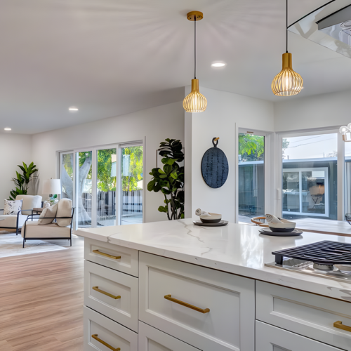 Shell City SCY | Modern Off-White Frameless Kitchen Cabinets