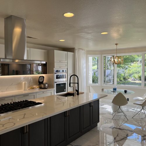 Shell City SCY | Modern Off-White Frameless Kitchen Cabinets